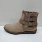 Rocket Dog Geoshy Hawley Taupe Tan Ankle Boots Size 7.5 Womens Zip up Buckle image number 4