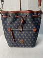 Certified Authentic Dooney and Bourke Blue Bucket Bag image number 1