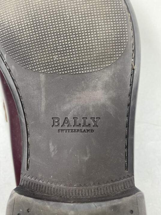 Bally Red Loafer Casual Shoe Men 9 image number 6