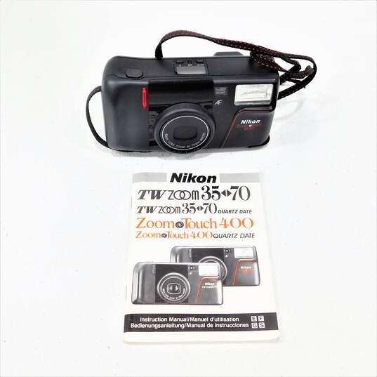 Nikon Touch Zoom 400 Quartz Date 35mm AF Film Camera w/ Manual image number 1