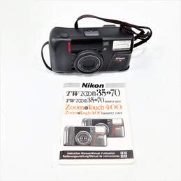Nikon Touch Zoom 400 Quartz Date 35mm AF Film Camera w/ Manual