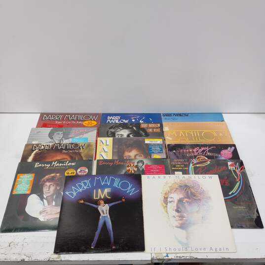 Bundle of 14 Barry Manilow Vinyl Records image number 1