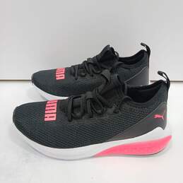 PUMA Women's Black & Pink Running Shoes Size 8.5
