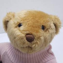 Ralph Lauren Romance Brown Teddy Bear 15 Inch Plush Pink Sweater alternative image