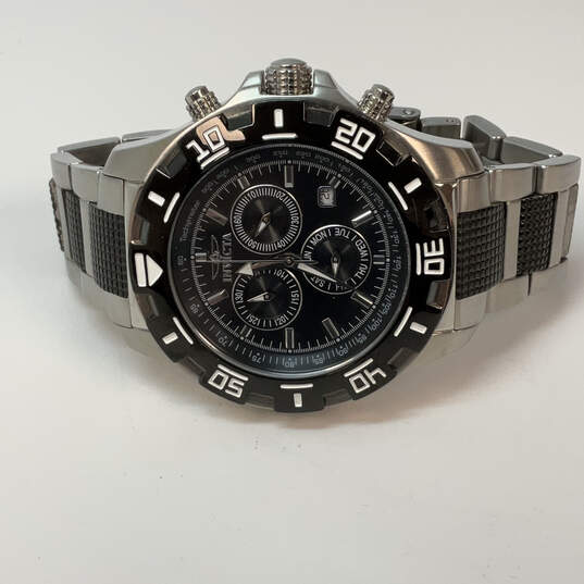 Designer Invicta Specialty 6407 Stainless Steel Black Analog Wristwatch image number 3