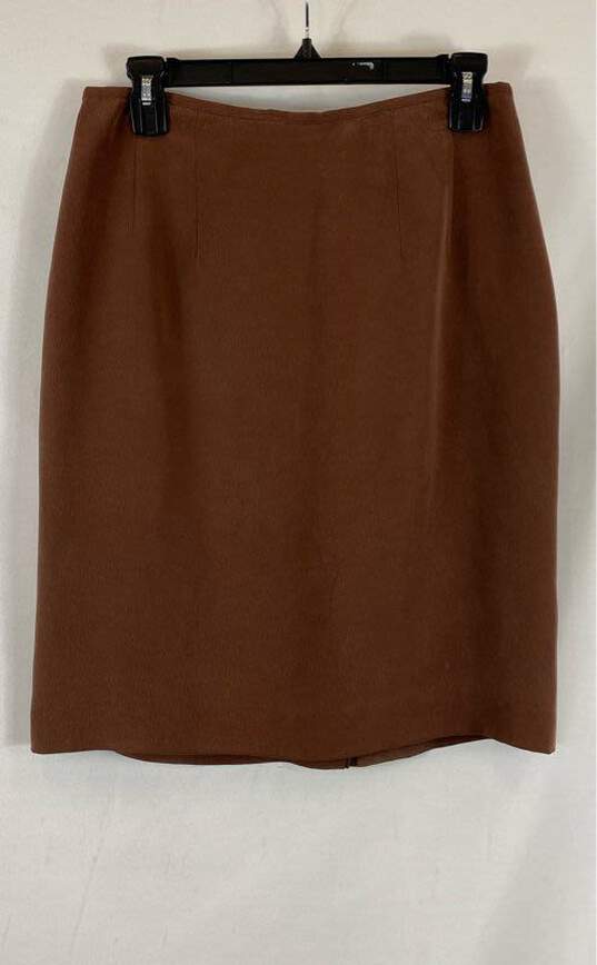 Charter Club Brown Skirt - Size 10 image number 1