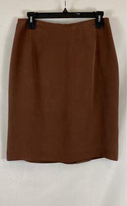 Charter Club Brown Skirt - Size 10