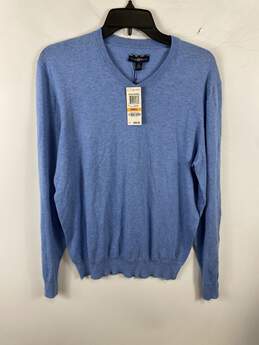 Clubroom Men Blue V-Neck Sweater S NWT
