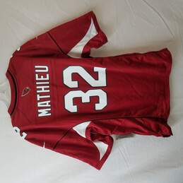 NFL Cardinals Red Short Sleeve Football Jersey Size L Mathieu 32 alternative image