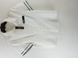 iEFiEL Women White Button Up Shirt XXXL