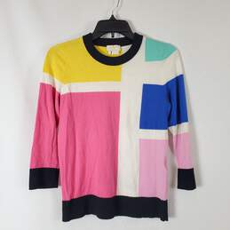 Kate Spade Women Multicolor Cashmere Sweater Sz S