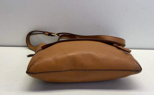 Kate Spade Brown Leather Zip Crossbody Bag image number 3