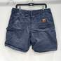 Carhartt Men's Navy Blue Carpenter Shorts Size 36 image number 2