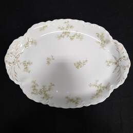 Vintage Haviland Floral Ceramic Plate alternative image