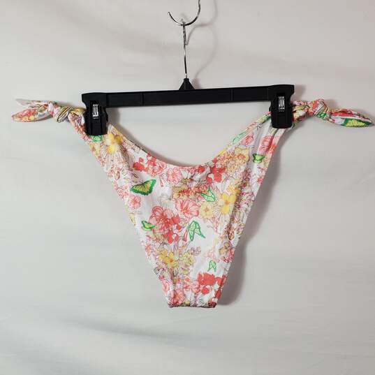 Victoria's Secret Women Floral Bikini Bottom S NWT image number 4