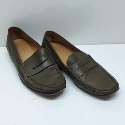 Tod's Green Slip-on Loafers Size 9.5