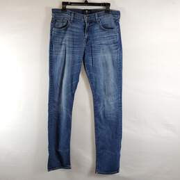 7 For All Mankind Men Blue Jeans Sz 34