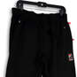 NWT Mens Black Elastic Waist Drawstring Pockets Pull-On Sweatpants Size M image number 3