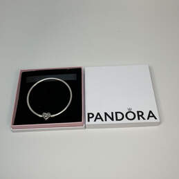Designer Pandora S925 ALE Sterling Silver Heart Butterfly Bangle Bracelet