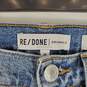 Re Done Women Blue High Rise Skinny Jeans Sz 26 image number 3