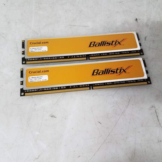 Crucial Ballistix 2GB (2 x 1GB) DDR2-800 PC2 6400 desktop PC RAM Memory BL12864AA1065.8FE5 - Untested image number 1