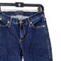 Womens Blue Stretch Medium Wash Denim Straight Leg Jeans Size 10 image number 3