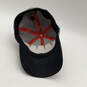 Mens Black Gray Embroidered Screamin Eagle Flame Baseball Cap One Size image number 5