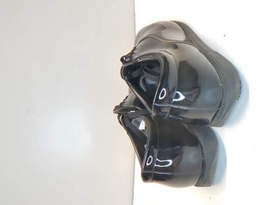 Dinkles Men's Black Glossy Shoes Size 10.5 image number 4