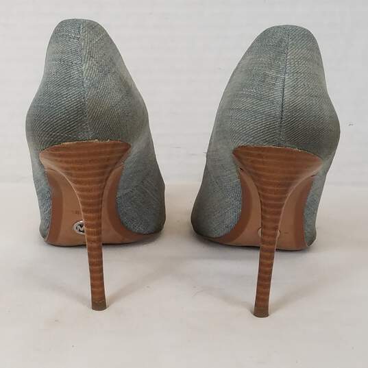 Buy the Michael Heels Gray Pumps Shoe Color Gray | GoodwillFinds
