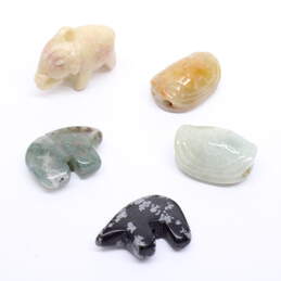 Assorted Stone Animal Beads - 66.8g alternative image
