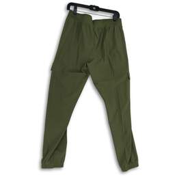 Under Armour Womens Green Elastic Waist Cargo Pocket Jogger Pants Size L alternative image