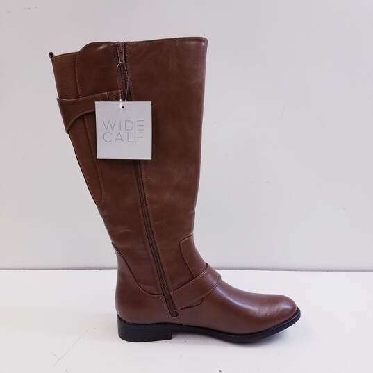 LifeStride Rosaria Knee High Riding Boots Brown 8.5 image number 2