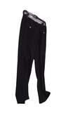 Womens Black Flat Front Pockets Stretch Dress Pants Size 5 Junior image number 2
