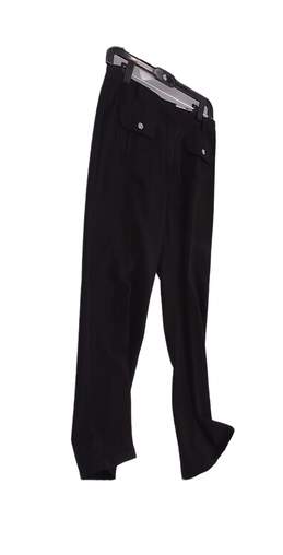 Womens Black Flat Front Pockets Stretch Dress Pants Size 5 Junior alternative image