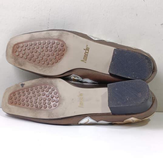 Amanda Metalic Poplar Shoes Size 9M image number 5