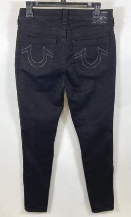 True Religion Black Mid Rise Skinny Jeans - Size 30 alternative image