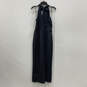 NWT Womens Blue Polka Dot Sleeveless Wide Leg One-Piece Jumpsuit Size 8 image number 2