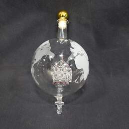 Glass Galleon Ship Whiskey Decanter