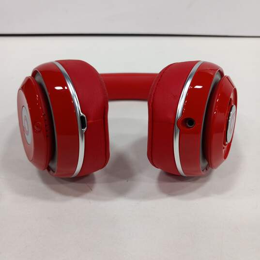 Beast Studio Red Wired Headphones In Case image number 7