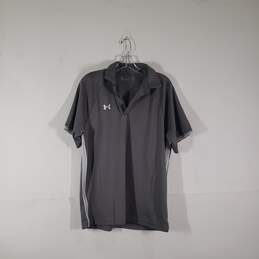 Mens Short Sleeve Loose Fit Pullover Golf Polo Shirt Size Large
