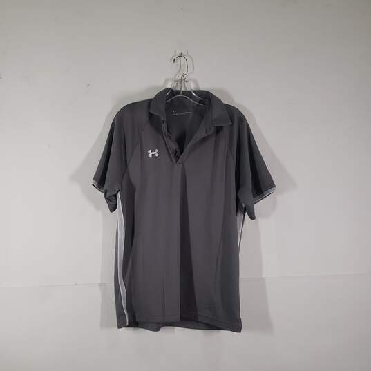 Mens Short Sleeve Loose Fit Pullover Golf Polo Shirt Size Large image number 1