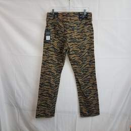 True Religion Ricky Relaxed Cotton Tiger Camo Straight Jeans WM Size 32 NWT alternative image