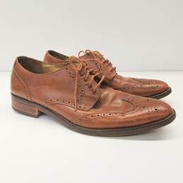 Cole Haan Brown Leather Wingtip Oxford Dress Shoes Men's Size 10 M