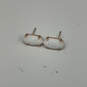 Designer Kendra Scott Gold-Tone White Iridescent Drusy Stone Stud Earrings image number 1
