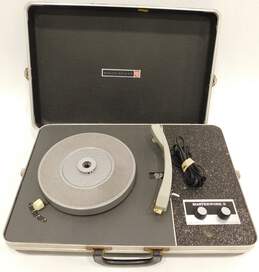 VNTG Columbia Brand M-1902 Model Suitcase Turntable w/ Power Cable (Parts and Repair)