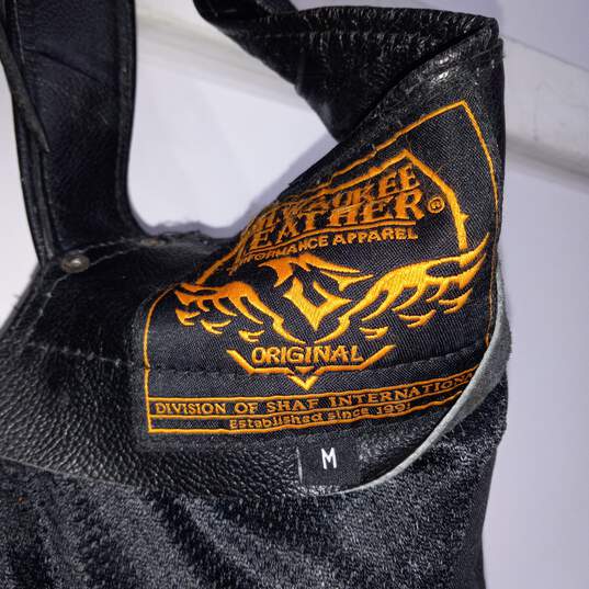 Milwaukee Leather Motorcycle Black Chaps Medium image number 3