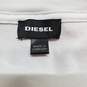 Diesel Greek Lettering White Red T-Shirt Size XXL image number 4
