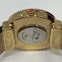 Designer Betsey Johnson Gold-Tone Dial Adjustable Strap Analog Wristwatch image number 4