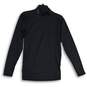 Under Armour Womens Black Mock Neck Long Sleeve Activewear Pullover T-Shirt Sz L image number 1