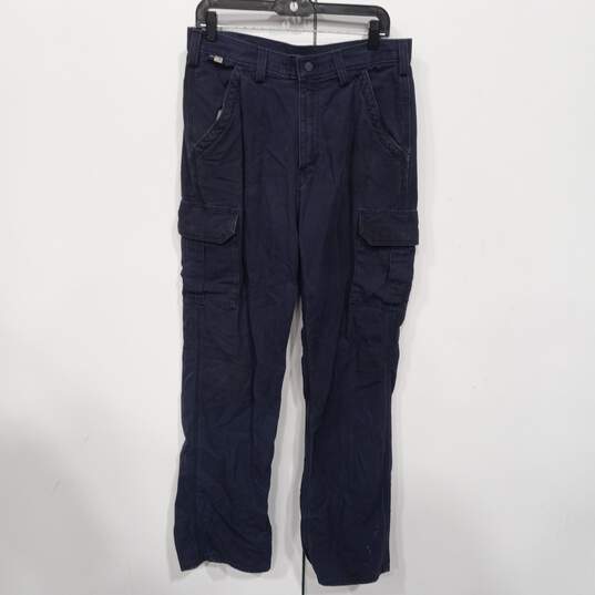 Carhartt Blue Cargo Jeans Men's Size 32x34 image number 2